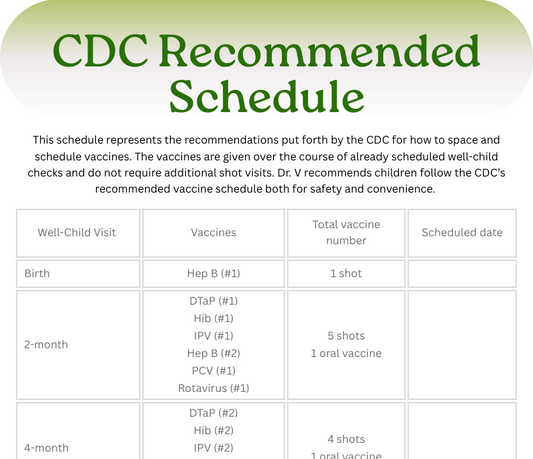 All Alternative Vaccine Schedules